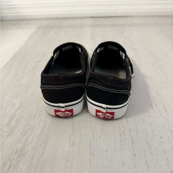 BLACK & WHITE SLIP ON VANS - Picture 3 of 4